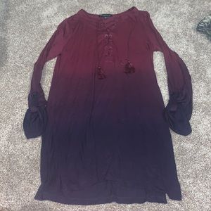 Purple ombré tunic.